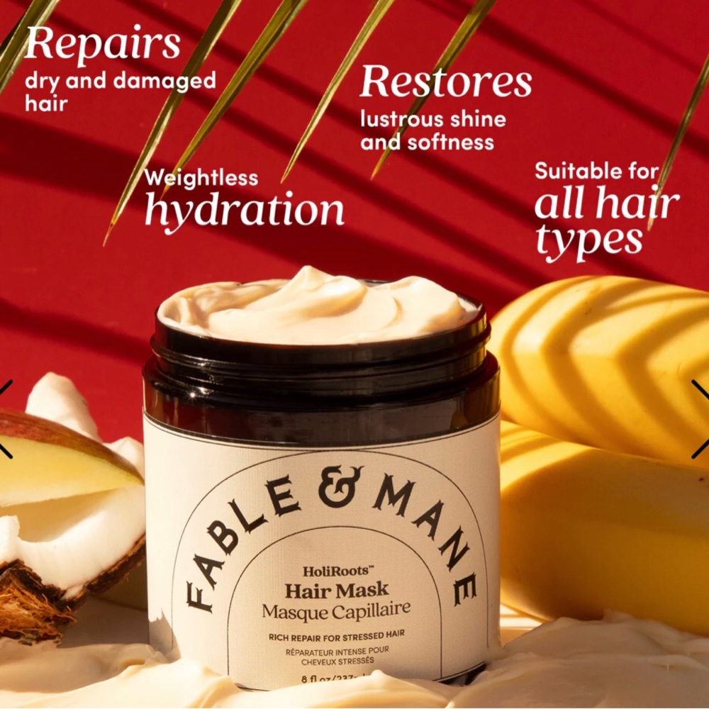 Fable and Mane hair mask